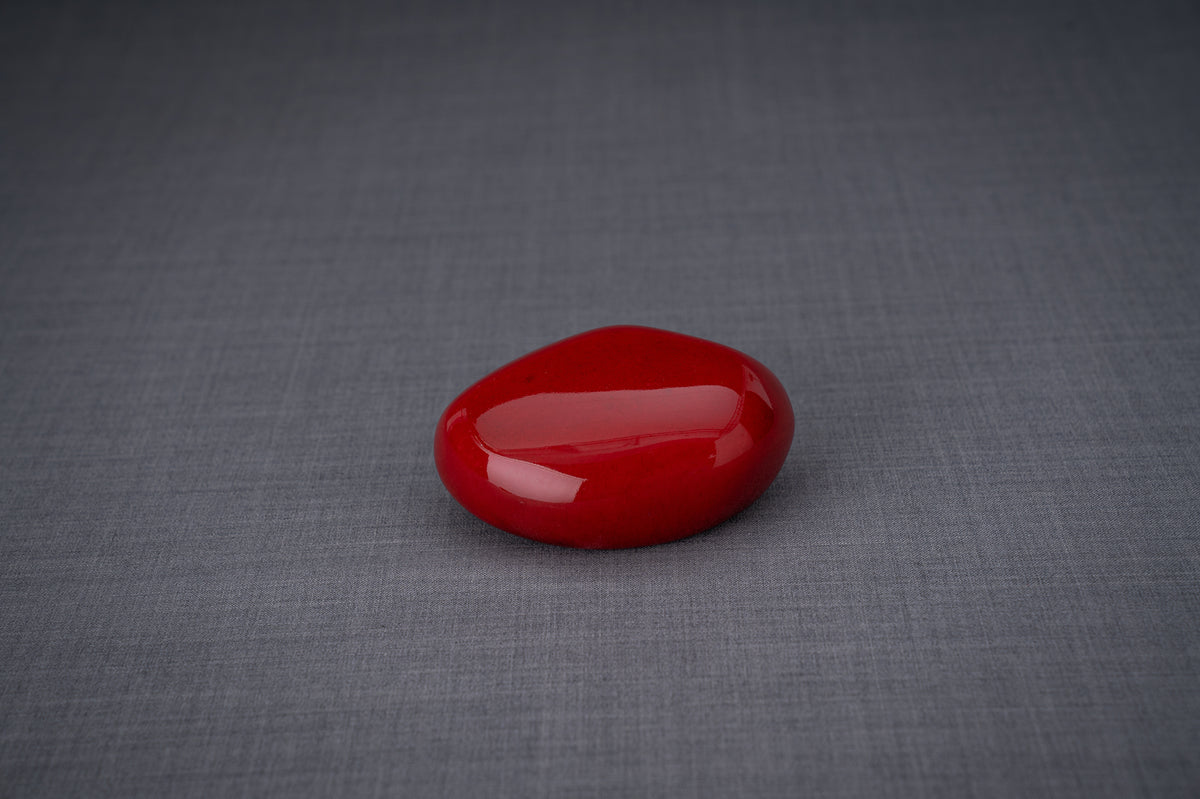 Mini Urne für Haustiere - Rot | Keramik Urne