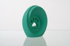 Einascherungsurnefur Asche Erinnerungsurnemit Pfotenabdruck Hundeurne Katzenurne Tiererinnerung Farbe Mint 