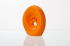 Einascherungsurnefur Asche-Erinnerungsurnemit Pfotenabdruck Hundeurne Katzenurne Tiererinnerung Farbe Orange