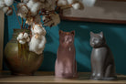 Katzenurne "Mieze" - Rosa | Keramik Tierurne für Katze