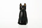 Hundeurne "Wauzi" - Schwarz | Keramik Tierurne für Hund