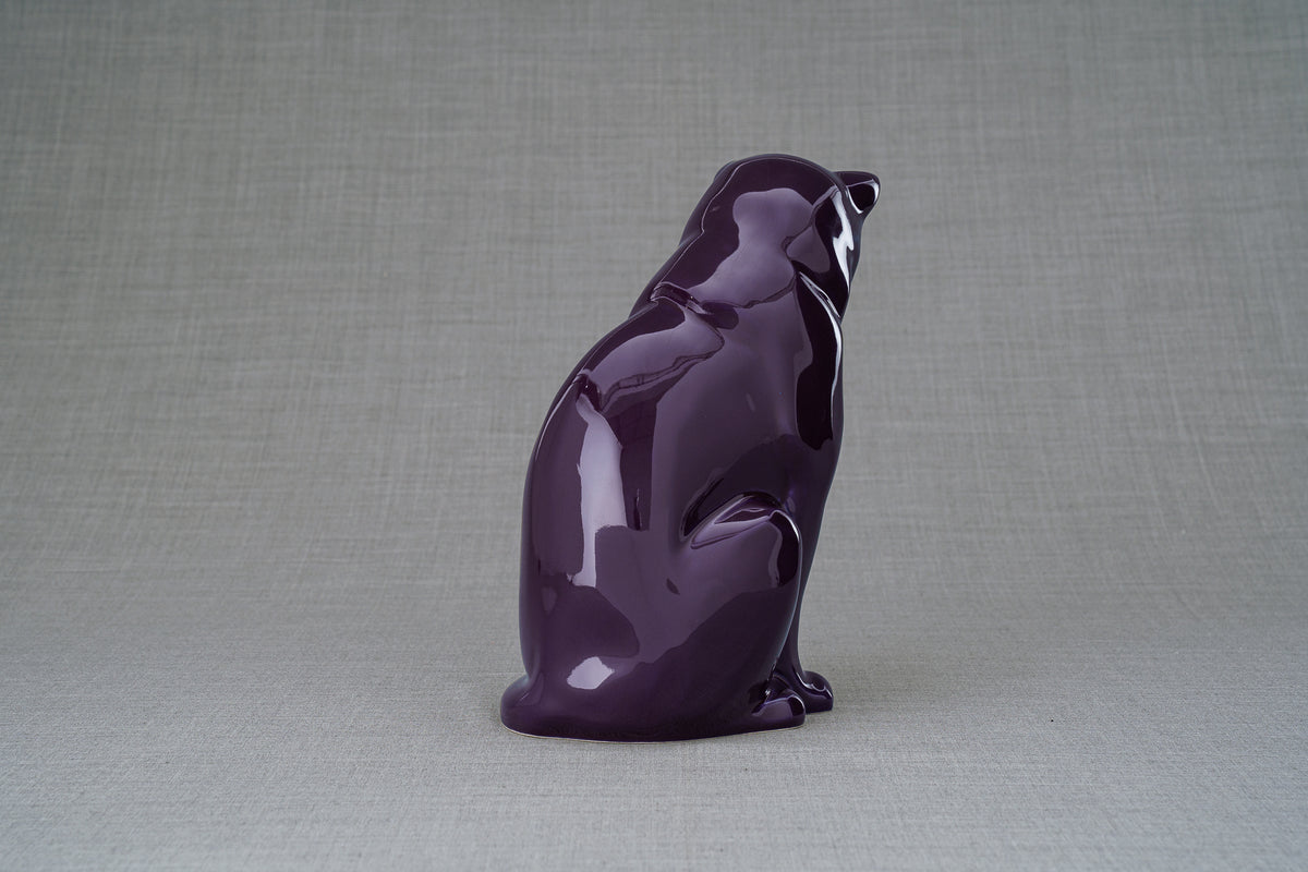 Haustierurne für Katze - Violett | Keramik Tierurne