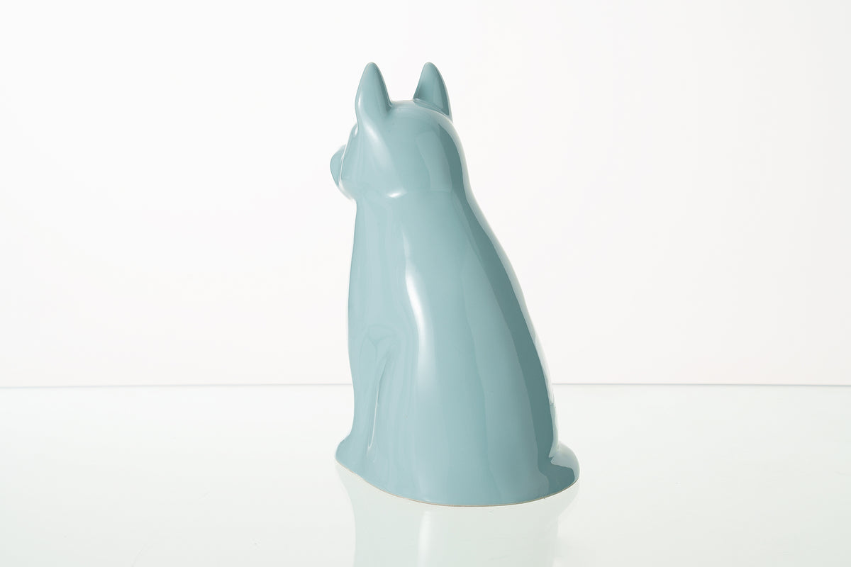 Hundeurne "Wauzi" - Baby Blau | Keramik Tierurne für Hund