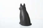 Hundeurne "Wauzi" - Mattgrau | Keramik Tierurne für Hund