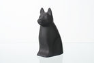 Hundeurne "Wauzi" - Mattgrau | Keramik Tierurne für Hund
