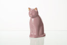 Katzenurne "Mieze" - Rosa | Keramik Tierurne für Katze