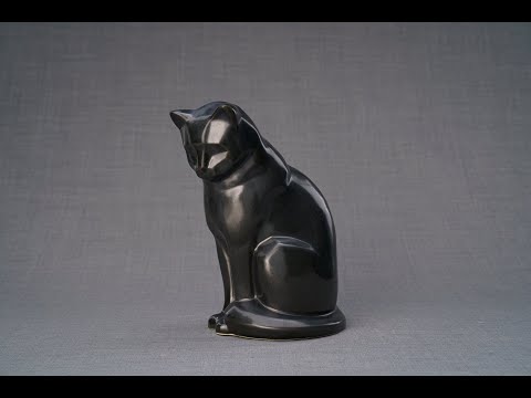 Haustierurne für Katze - Schwarz | Keramik Tierurne